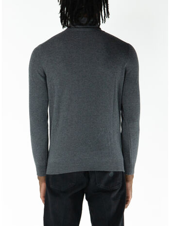 MAGLIONE DOLCEVITA A COLLO ALTO, W6K5.00032 FUMO, small