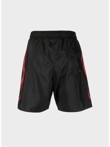COSTUME WITH RED TRIBAL FLAME, BLACK, small