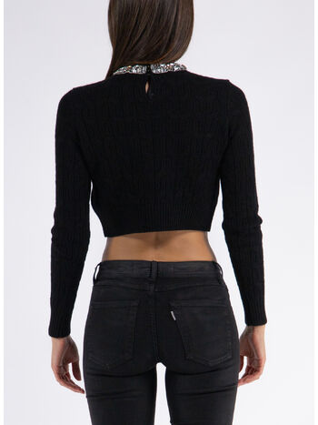 MAGLIA TRICOT, 110 NERO, small