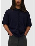 CAMICIA CROCHET, NAVY, thumb