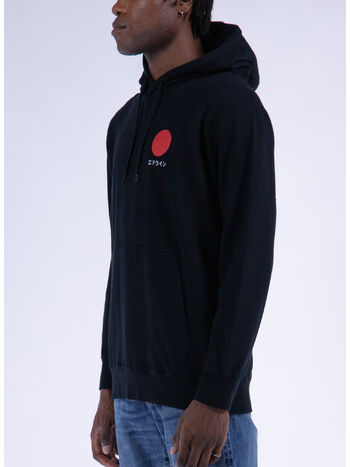 FELPA HOODIE JAPANESE SUN, 89.67 BLACK, small