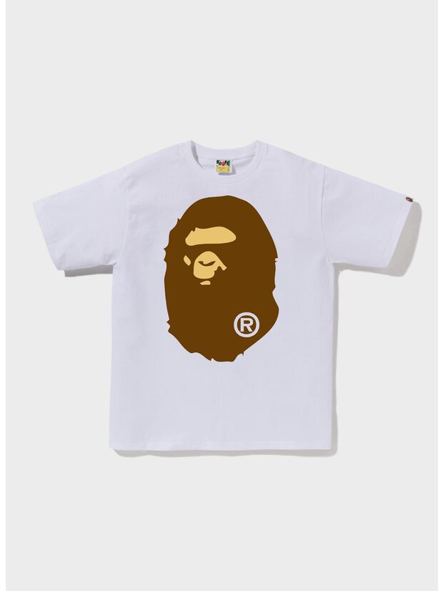 T-SHIRT BIG APE HEAD, WHITE, large