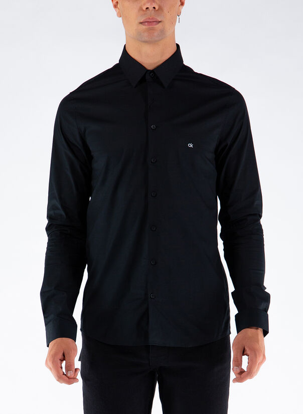 CAMICIA IN COTONE BIOLOGICO EXTRA SLIM, 0GN, large