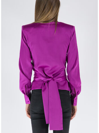 CAMICIA THE GIA MIDI, PLUM, small