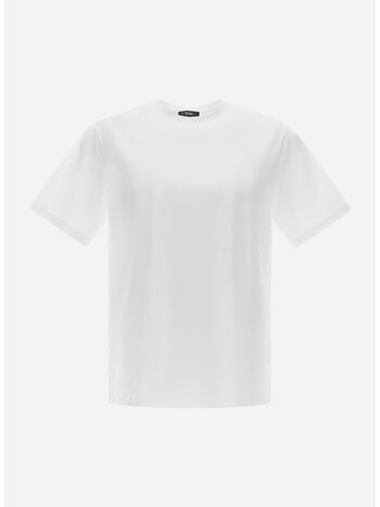 T-SHIRT GIROCOLLO, BIANCO, small