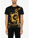 T-SHIRT PANEL BAROQUE, G89 BLACK/GOLD, thumb