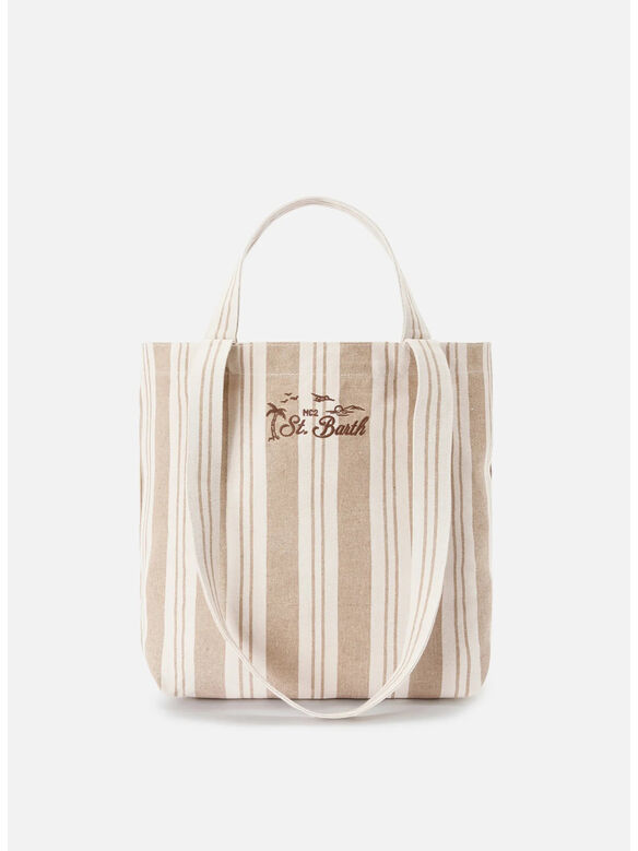 BORSA ESSENTIAL BEACH, 01102L BIG STRIPES V 1118 EMB, medium