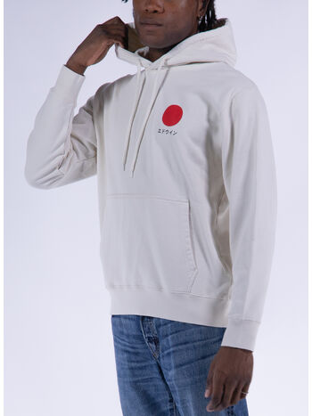 FELPA HOODIE JAPANESE SUN, WHW.67 WHISPER WHITE, small