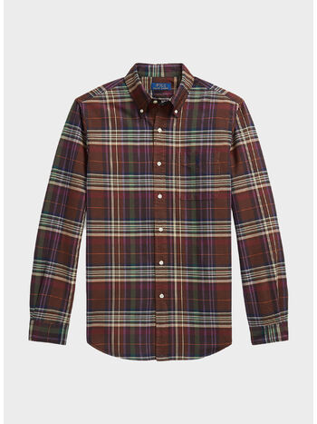 CAMICIA CHECK, 6890C BROWN GREEN MULTI, small