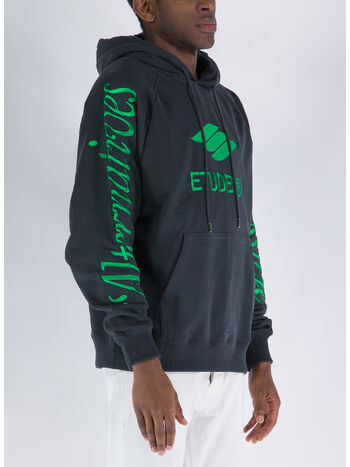 FELPA RACING ECO, BLACK, small