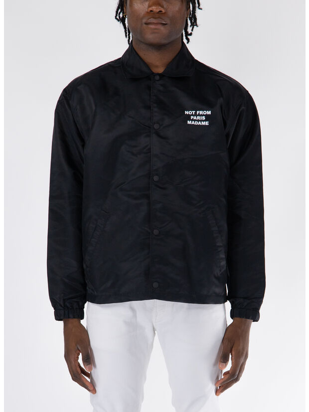 GIACCA LA VESTE SLOGAN, BL BLACK, large
