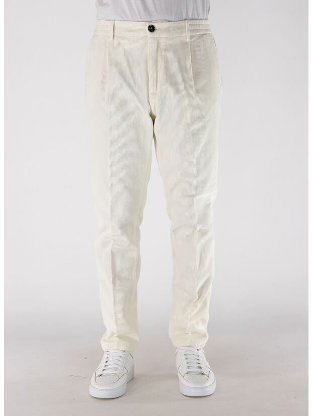 PANTALONE IN VELLUTO MITTE, 101 BURRO, large