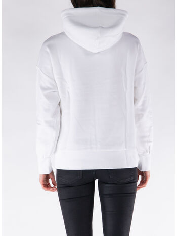 FELPA HOODIE HARVARD, 8000 WHITE, small