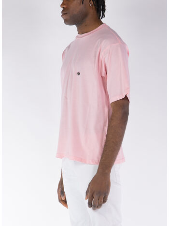 T-SHIRT CON LOGO, 041 PINK, small