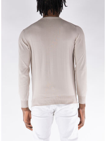MAGLIONE GIROCOLLO, 16 SABBIA, small