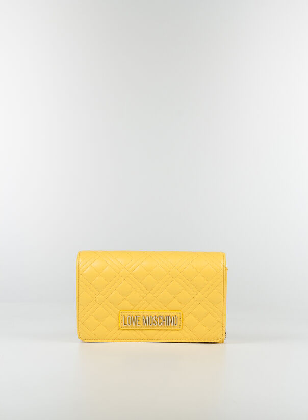 BORSA POCHETTE CON TRACOLLA, 400GIALLO, large