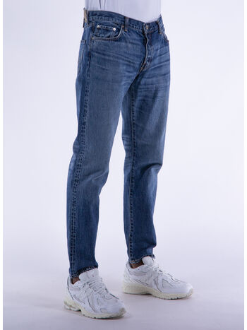 JEANS REGULAR TAPERED, 01.E3 MID DARK WASH, small