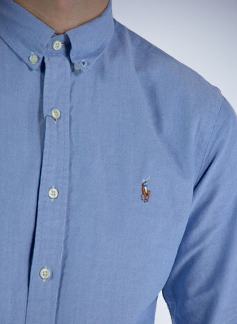 CAMICIA OXFORD, 007BLUE, small