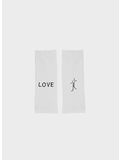 CALZINO LOVE, WHITE, thumb