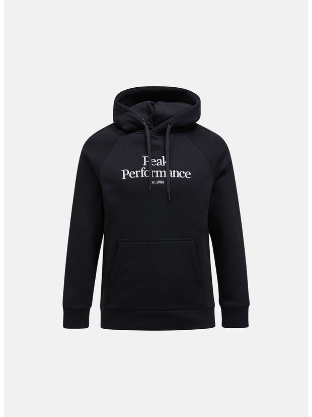 FELPA HOODIE ORIGINAL, BLACK/OFFWHITE, large