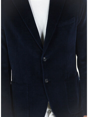 GIACCA IN VELLUTO, 012 DARK NAVY, small
