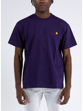 T-SHIRT S/S AMERICAN SCRIPT, 1N8XX CASSIS, small