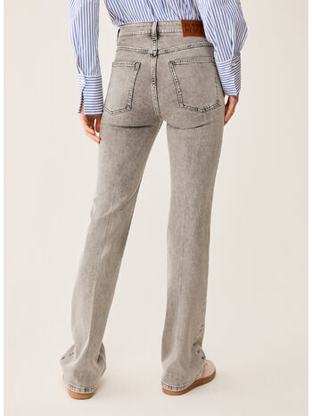 PANTALONE IN DENIM, 005 GRIGIO, small