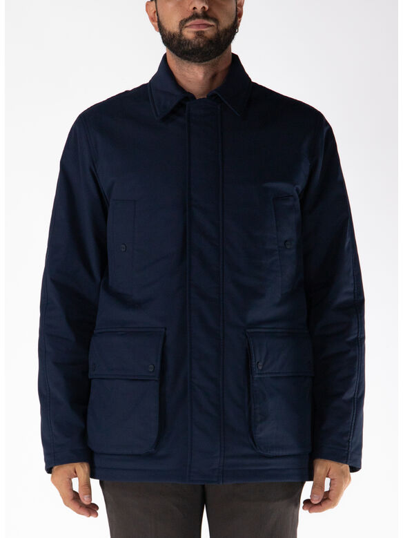 PIUMINO CON TASCHE, 9200 BLU, medium