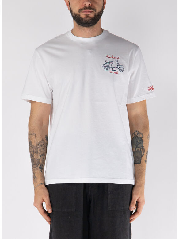 T-SHIRT VESPA WEEKEND, 02653H 01N EMB, medium