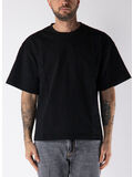 T-SHIRT CLASSIC EMBROIDERY LOGO BOXY, CHB BLACK CLASSIC, thumb