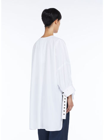 CAMICIA MORBIDA MAYA, 001 BIANCO, small