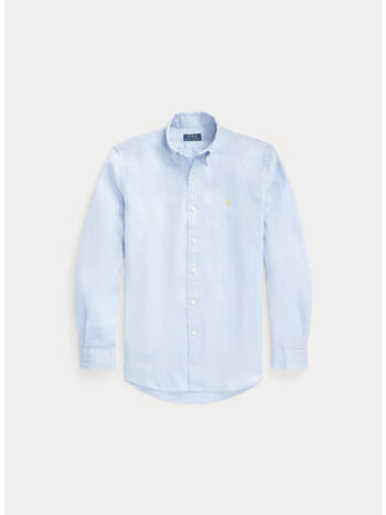CAMICIA A MANICHE LUNGHE, BLUE HYACINTH, small
