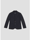 GIACCA BLAZER FLEECE, 851 BLU NOTTE, thumb