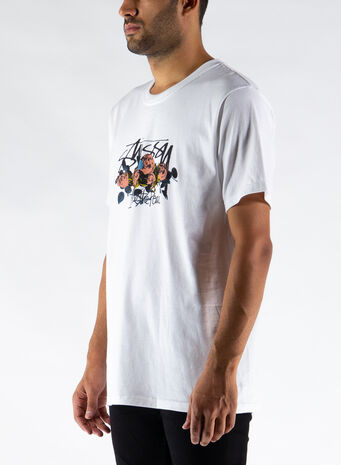 T-SHIRT ITP ROSES, WHITE, small