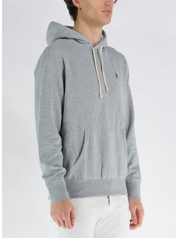 FELPA CON CAPPUCCIO, ANDOVER HEATHER, small