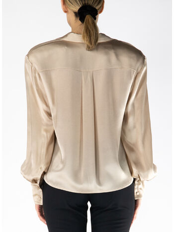 CAMICIA A RASO, 1332 ECRU, small
