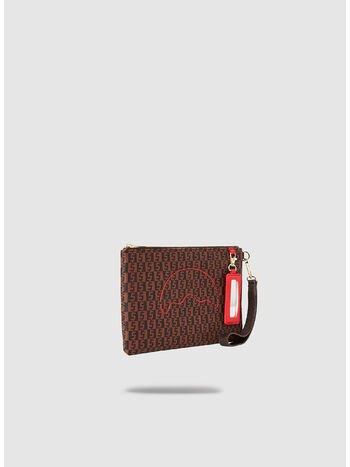 POCHETTE ALPHA NAVIGATOR CROSSOVER CLUTCH, CHECK, small