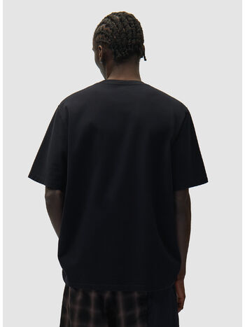 T-SHIRT HEART LOGO, 1 BLACK, small