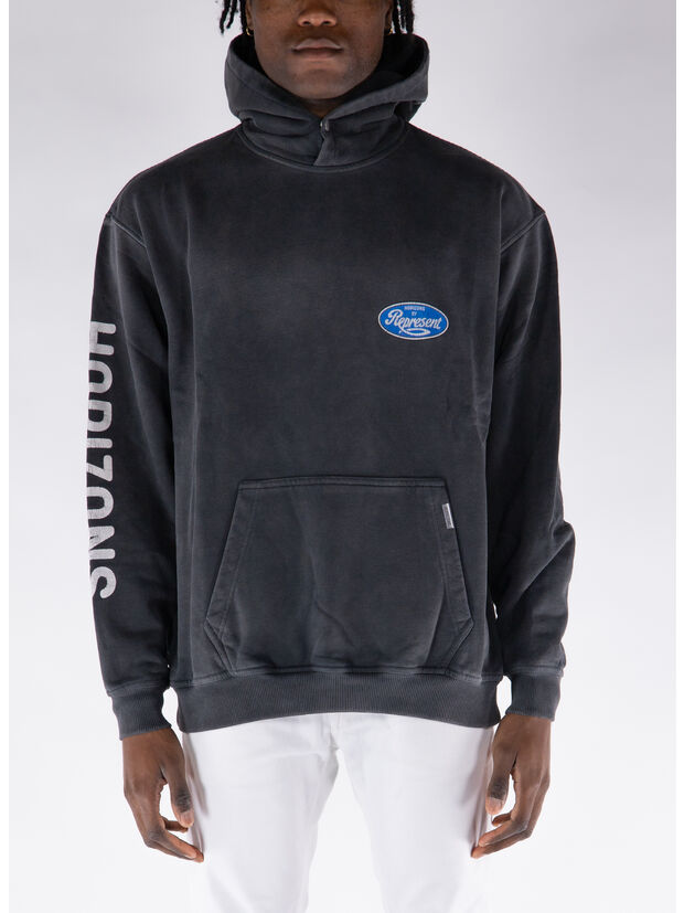 FELPA HOODIE CLASSIC PARTS, 444 AGED BLACK, large
