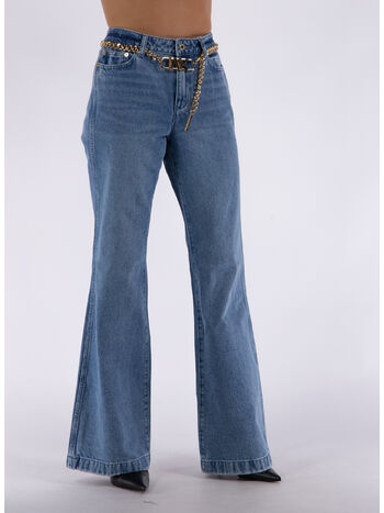 JEANS FLARE CHAIN, 906 ANGELBLUEWSH, small