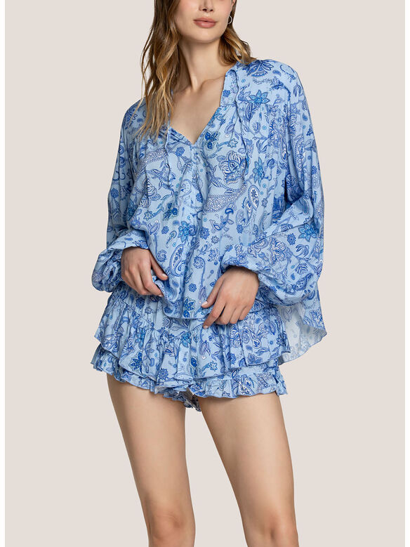 BLUSA ANTIBES, 064 AZZURRO, medium
