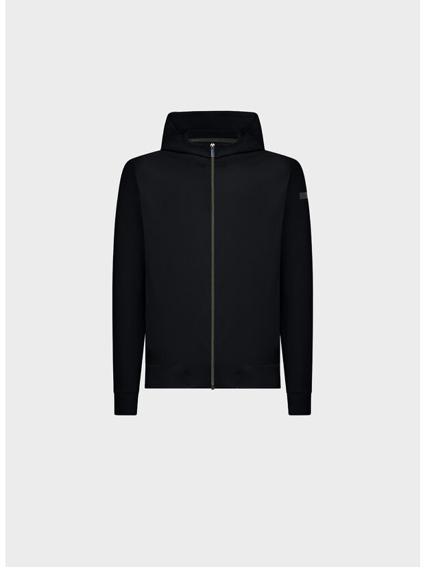 FELPA FULL ZIP SURFLEX HOOD FLEECE, 60 BLUE BLACK, large