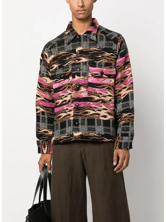 CAMICIA FLAME CPO, BLACK, medium