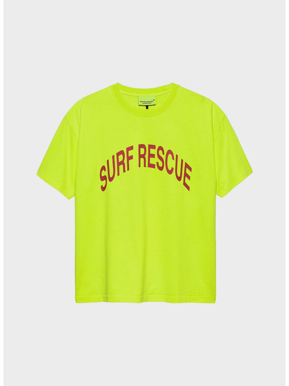 T-SHIRT SURF RESCUE, SAFETY GREEN, medium