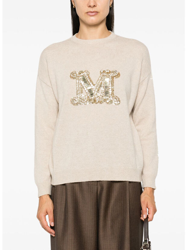 MAGLIONE GIROCOLLO VICOLO, 032 BEIGE, large