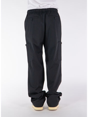 PANTALONE MONOGRAM LOOSE, 1010 BLACK BLACK, small