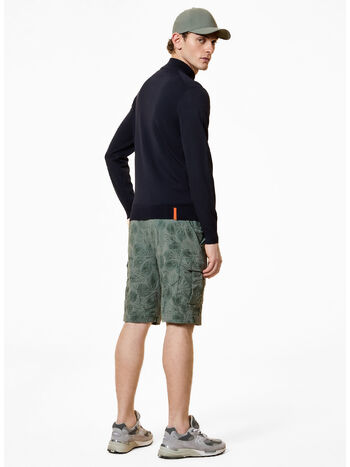 MAGLIONE MAXELL FULL ZIP KNIT, 60 BLUE, small