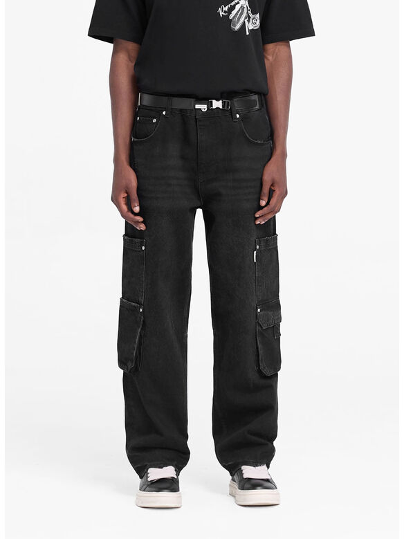 JEANS R3 WORKSHOP DENIM, 001 BLACK, medium