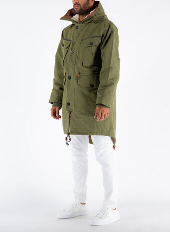 PARKA M66 FISHTAIL, 7D6BURNTOLIVEGREEN, small