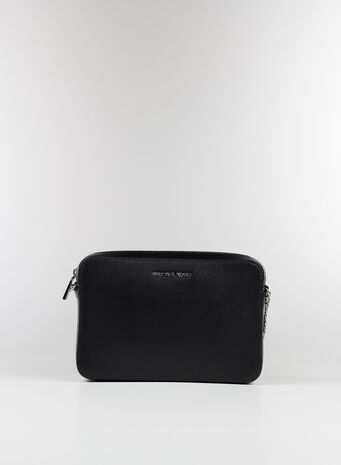 BORSA A TRACOLLA JET SET, BLACK, small